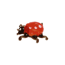 Glass insects figurines