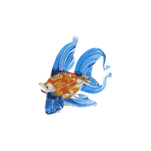 Glass Sea Creatures Figurines