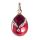 Pendant Necklace on Red in Faberge Jewelry Pendants category