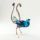 Lyre Bird Glass Figurine - Blown Glas Birds Figures in Glass Figurines Birds category