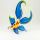 Blue Glass Fish in Glass Figurines Sea Life Creatures category