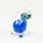 Blue Elephant Figure in Glass Figurines Wild  Animals category