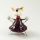Little Fox in  Red Dress in Glass Figurines Wild  Animals category