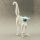 White Glass Cat Figure in Glass Figurines Cats category