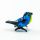 Little Blue Tomtit Bird in Glass Figurines Miniature Figurines category