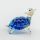 Blue Glass Turtle in Glass Figurines Reptiles category