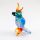 Glass Parrot Figurine Green Color in Glass Figurines Birds category