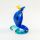 Glass Blue King Cobra Snake in Glass Figurines Reptiles category
