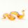 Glass Beige Snake Figure in Glass Figurines Reptiles category