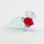 Glass Small Red with Blue Fish in Glass Figurines Miniature Figurines category