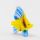 Glass Small Yellow Fish in Glass Figurines Miniature Figurines category