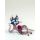 Glass Figurine Grey Cat with Heart in Glass Figurines Cats category