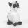 White Sitting Cat in Glass Figurines Miniature Figurines category