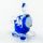 Blue Dunkey Mini Figurine in Glass Figurines Miniature Figurines category