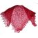 Red Orenburg shawl