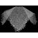 Grey Orenburg shawl