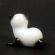 White cat glass figurine