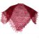 Vinous red Orenburg shawl