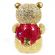 Faberge box "Teddy bear"