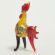 Glass Rooster Figure