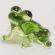Frog Glass Figure