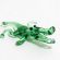 Glass Alligator Figurine