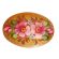 Brooch Two Bright Pansies on Gold in Zhostovo Jewelry Zhostovo Brooches category