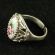 Enamel Ring Spring in Finift Jewelry Enamel Rings category