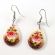 Pink Rose Earrings in Mother-of-Pearl Jewelry Earrings category