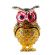 Jewelry Box Owl with Crystals in Faberge Jewelry Jewelry Boxes category