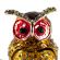 Jewelry Box Owl with Crystals in Faberge Jewelry Jewelry Boxes category