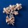 Faberge Brooch Flowers in Faberge Jewelry Brooches category