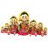 Nested Doll Russian Girl 10 pieces