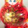 Matryoshka Gold Leaves on Red in Nesting Dolls Flowers  category