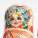 Matryoshka Tale about Speckled Hen in Nesting Dolls One-of-a-kind category