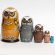 Matryoshka Doll Brown Owl in Nesting Dolls Animals  category