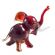 Glass Dark Red Elephant in Glass Figurines Wild  Animals category