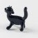 Glass Black Cat in Glass Figurines Miniature Figurines category