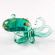 Glass Green Octopus in Glass Figurines Sea Life Creatures category