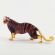 Glass Tiger Figurine Brown Color in Glass Figurines Wild  Animals category