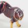 Glass Tiger Figurine Brown Color in Glass Figurines Wild  Animals category