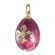 Pendant Cloverleaf on Red in Faberge Jewelry Pendants category