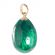 Pendant Cloverleaf on Green in Faberge Jewelry Pendants category