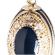 Pendant Oval on Black in Faberge Jewelry Pendants category