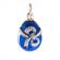 Faberge pendant Bow Blue in Faberge Jewelry Pendants category