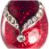 Pendant Necklace on Red in Faberge Jewelry Pendants category