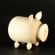 Wooden Toy Piggy Bank in  Crafts Supplies category