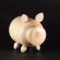 Wooden Toy Piggy Bank in  Crafts Supplies category