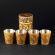Set of Shot Glasses with Case Hawk in Birch Bark Crafts Trinket Boxes category