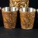Set of Shot Glasses with Case Hawk in Birch Bark Crafts Trinket Boxes category